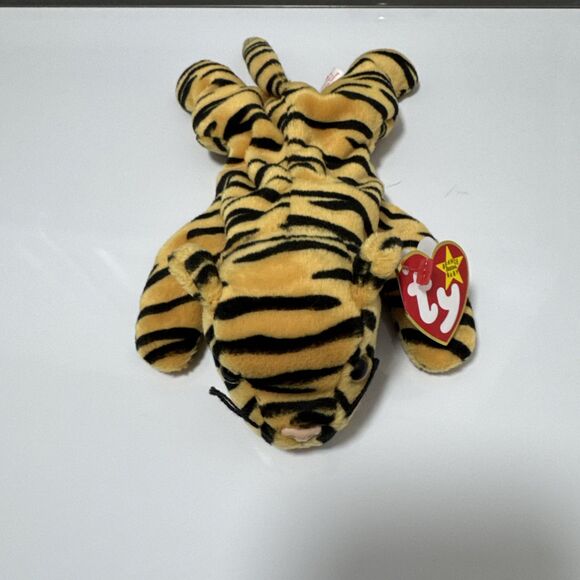 Ty Beanie Babies - Stripes the Tiger - 1995 - with Tags - Picture 5 of 5